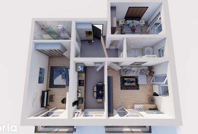 Apartament cu 3 camere în Sânpetru - 3