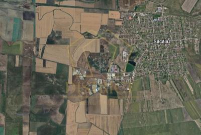 Teren extravilan la DN pentru PUZ | Sacalaz Teren extravilan la DN pentru PUZ | Sacalaz - 1