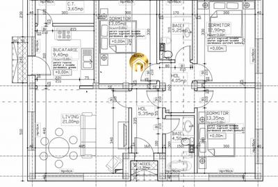 Casă individuală cu 4 camere cu Canalizare în Odăi - 5