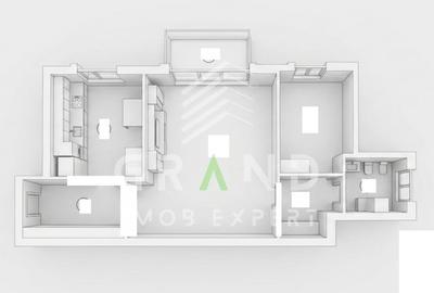 Apartament cu 2 camere semidecomandat în Mănăștur - 2