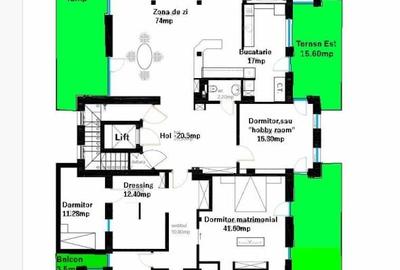 Penthouse lux,su330mp locatie ultracentrala,vedere superba,acces direct din lift - 2