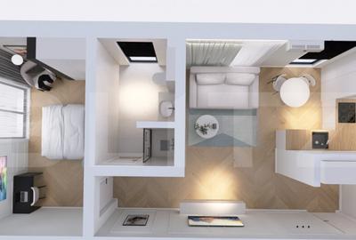 Apartament cu 2 camere, in suprafat utila de 47,34 mp, zona - 2