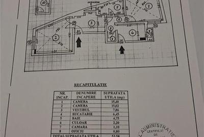 Apartament 2 camere decomandat, parter inalt/P+3 etaje, zona Batistei - 7