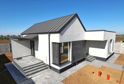 Casa individuala parter - 3 camere - 2 bai - teren 363mp - 1