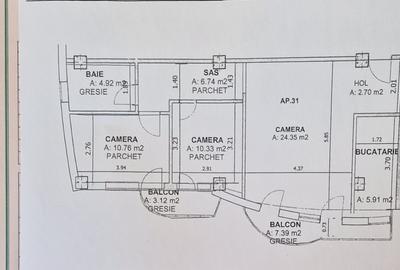 Apartament 3 camere, bloc nou, Marasti - 6