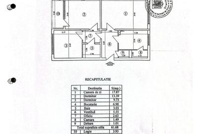 Apartament cu 3 camere decomandat în Giurgiului - 12