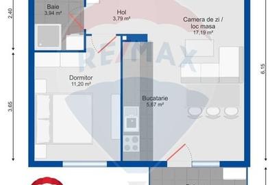 Apartament cu 2 camere de vânzare în zona Lotus - Grandhill Residence - 2