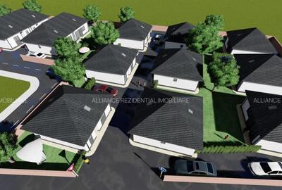 Casă cu 3 camere cu Teren 170 Mp în Popești-Leordeni