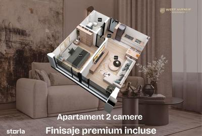Apartament cu 2 camere în Militari - 2