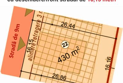Teren Construcții intravilan de 430 mp, în Viile Sibiului - 1