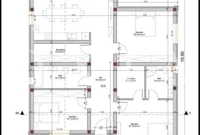 Casă cu 4 camere decomandat în Braytim - 6