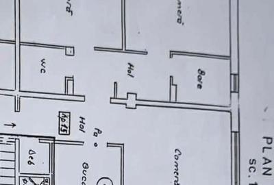 Apartament cu 3 camere decomandat în Răcădău