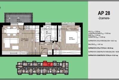 Apartamente 1 si 2 camere Otopeni | str Avram Iancu | Reducere 10% - 18