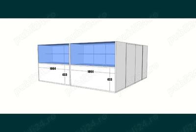 Mobilier comercial tip insuli?a vitrine + spa?ii depozitare - 6