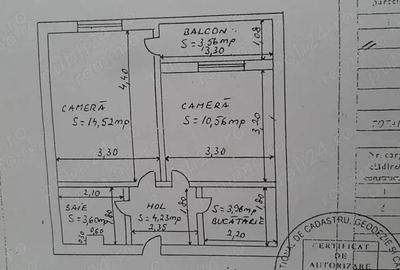 Apartament cu 2 camere decomandat în Tomis Nord
