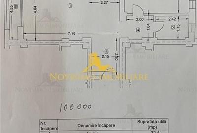Apartament cu 2 camere decomandat în Central