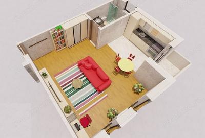 Apartament cu 2 camere semidecomandat în Central - 10