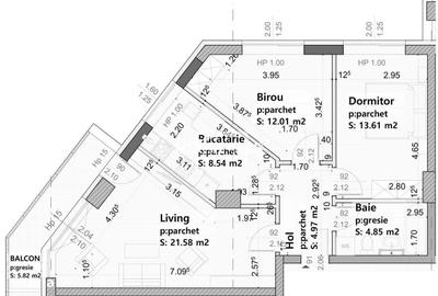 Apartament cu 3 camere în Central - 5