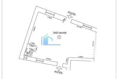 Spațiu comercial, de 83 mp, în Cetății - 13