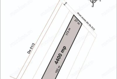 Teren de 4400 mp, în Gruiu