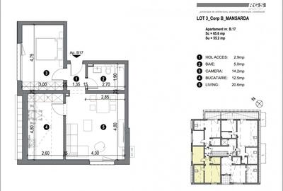 Apartament cu 2 camere semidecomandat în Freidorf - 19