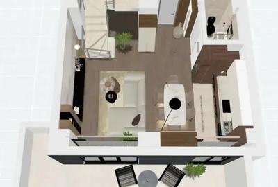 Apartament cu 3 camere decomandat, mobilat în Progresul - 22