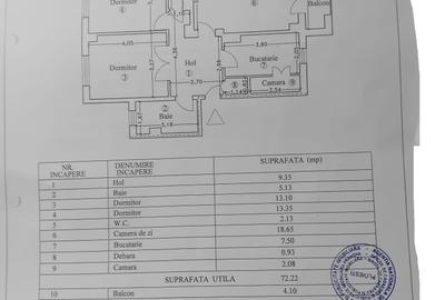 ROANDY-Apartamnet 3 camere bine compartimentat-Mihai Bravu - 8