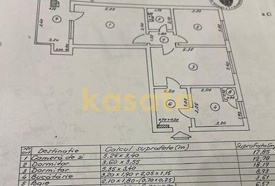 Apartament 3 camere Doroban?i | 82mp | Etaj 7/8 - 7