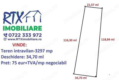 Teren intra 3297 mp Str. Regele Ferdinand pretabil cartier rezidential - 7