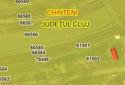 Teren de 1400 mp, în Chinteni
