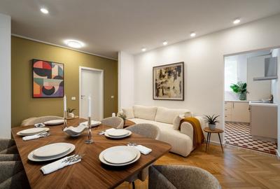 Apartament cu 4 camere, mobilat în P-ța Romană
