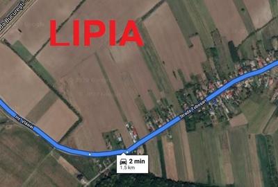 Teren agricol intravilan de 3200 mp, în Lipia - 3