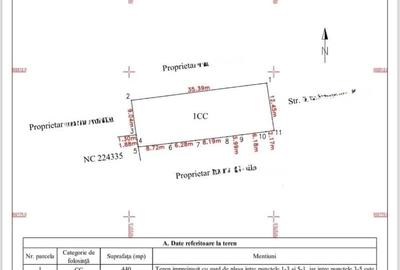 Teren de 442 mp, în Brătianu