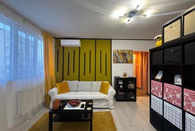 Apartament cu 2 camere semidecomandat, mobilat în Domenii