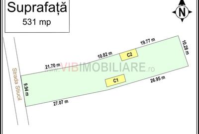 Teren Construcții intravilan de 531 mp, în Dobroești