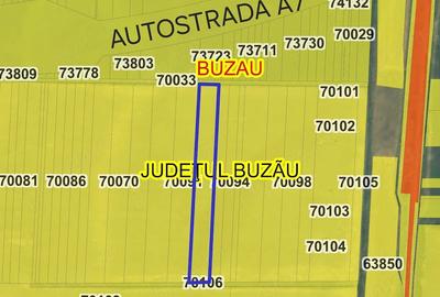 Teren de 11900 mp, în Est