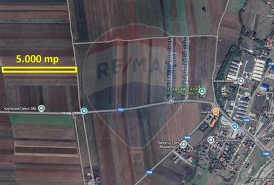 Teren agricol extravilan de 5000 mp, în Tărlungeni - 5