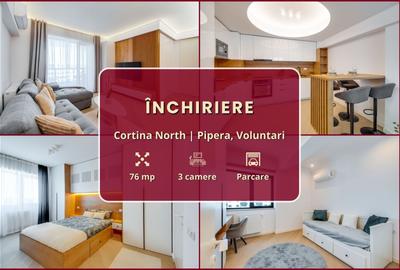 Apartament cu 3 camere decomandat, mobilat în Pipera - 2