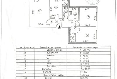 Apartament cu 3 camere decomandat în Exterior Vest - 1