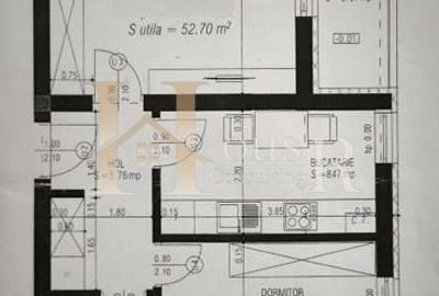 Apartament cu 2 camere decomandat, mobilat în Braytim