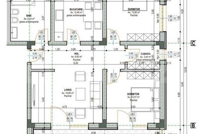 Apartament cu 3 camere decomandat în Ipotești