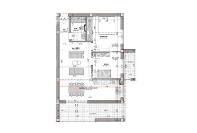 Apartament cu 3 camere în Vest