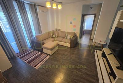 Apartament cu 2 camere semidecomandat, mobilat în Girocului