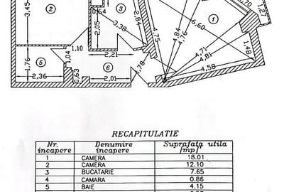 Apartament cu 2 camere decomandat în Panduri - 4