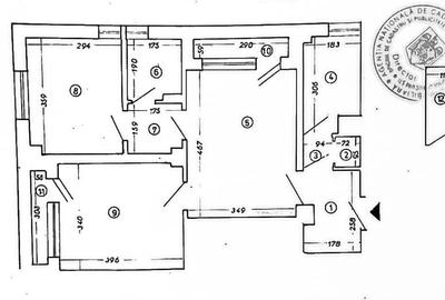 Apartament cu 3 camere semidecomandat, mobilat în Cișmigiu