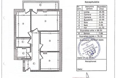Apartament cu 3 camere decomandat, mobilat în Theodor Pallady - 14