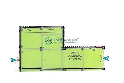 Spațiu comercial, de 208 mp, în Ultracentral - 4