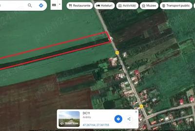 Teren de 500 mp, în Avântu