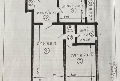 Apartament cu 3 camere semidecomandat, mobilat în Crângași - 1