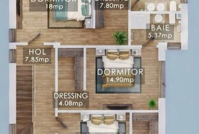 Casă individuală cu 4 camere cu Canalizare în Est - 3